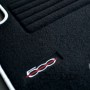 Alfombrillas Fiat 500 Edition Velour borde gris 07-